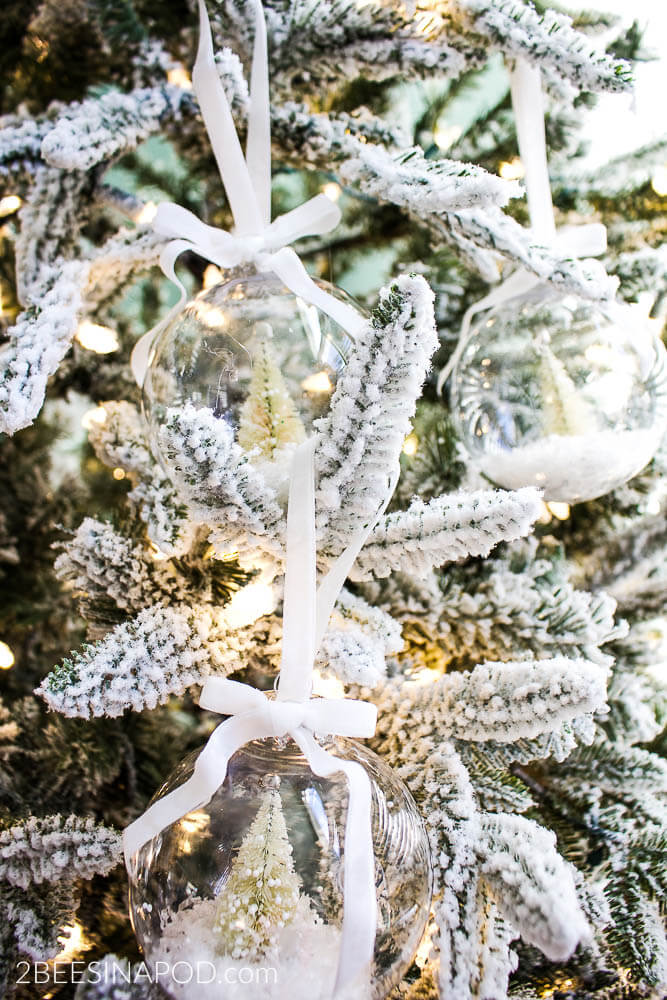 bottlebrush tree ornaments decorations