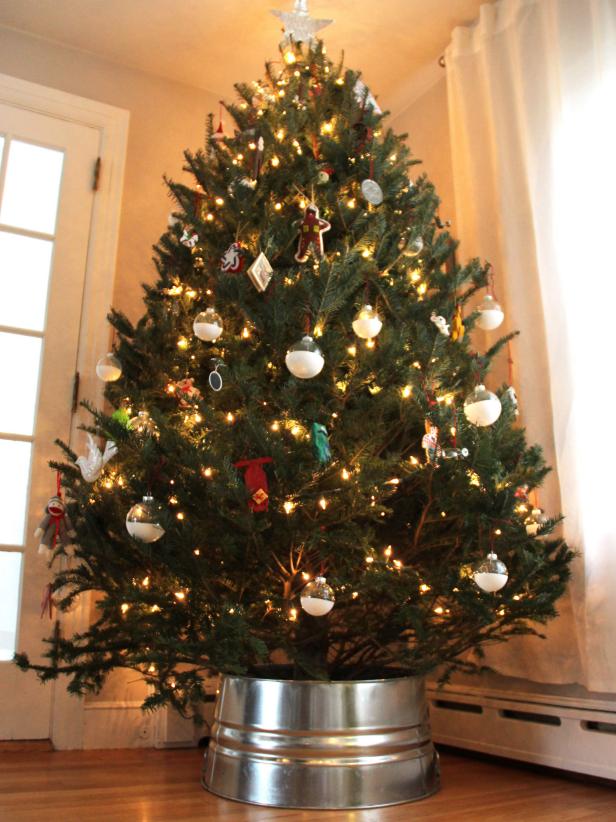 metal tree collar Christmas decoration
