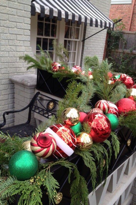 Christmas Ornaments Balcony Decoration
