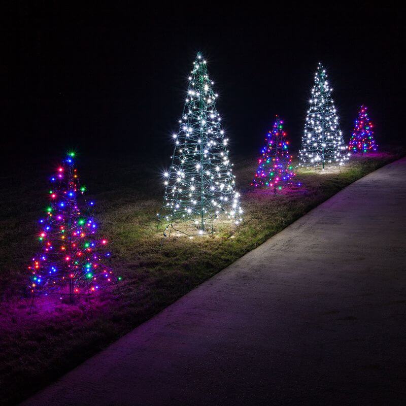 Christmas Tree Lights Driveway Decoration