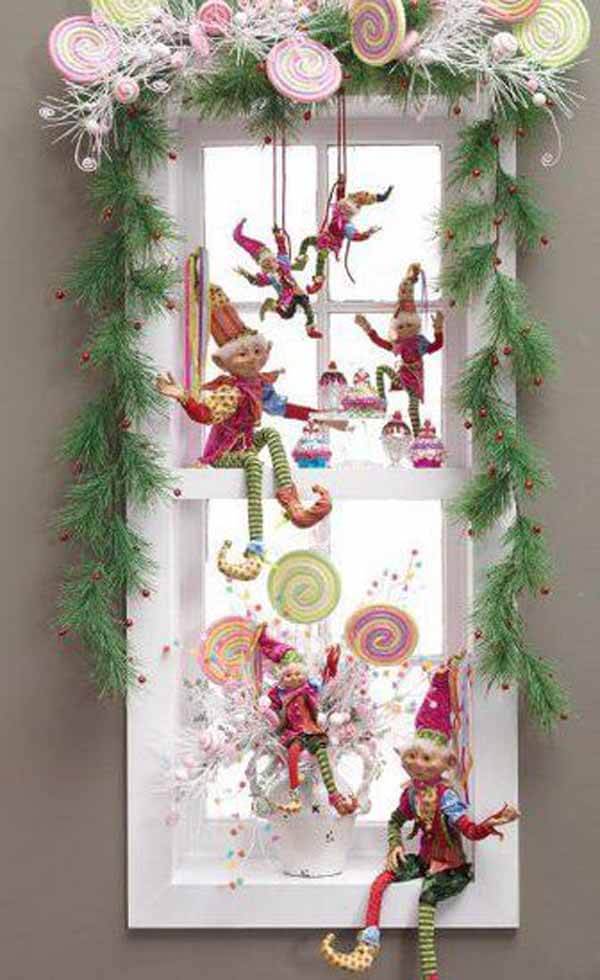 Festive Colorful Christmas Decorations