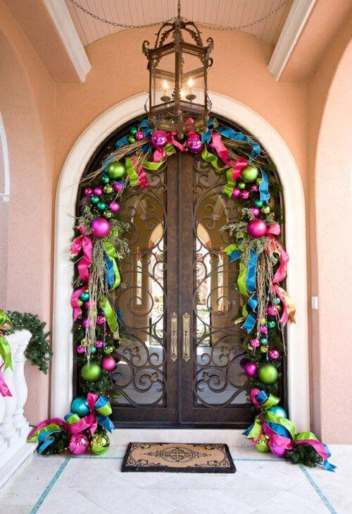 Front Door Festive Christmas Decor