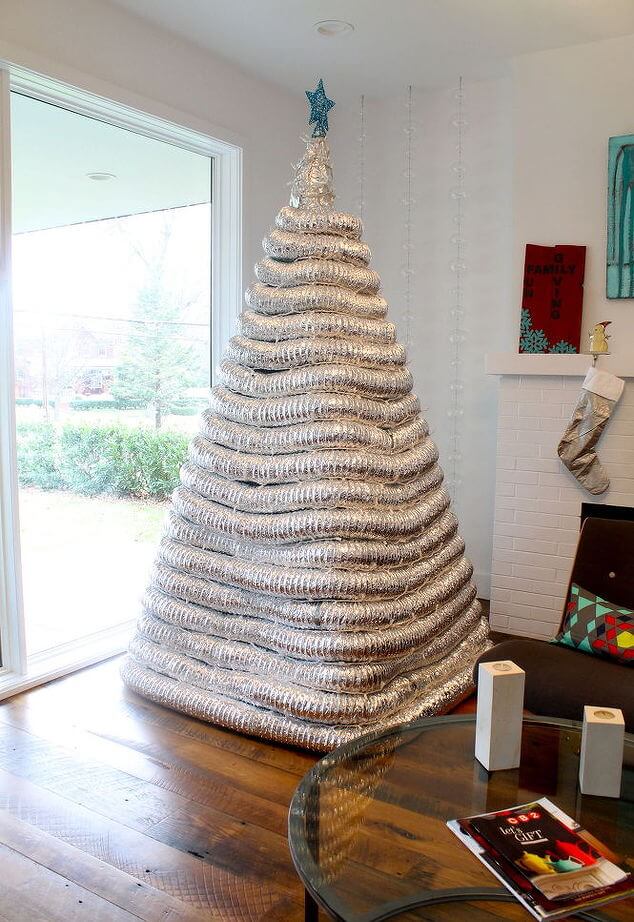 Industrial Style Christmas Tree Decor
