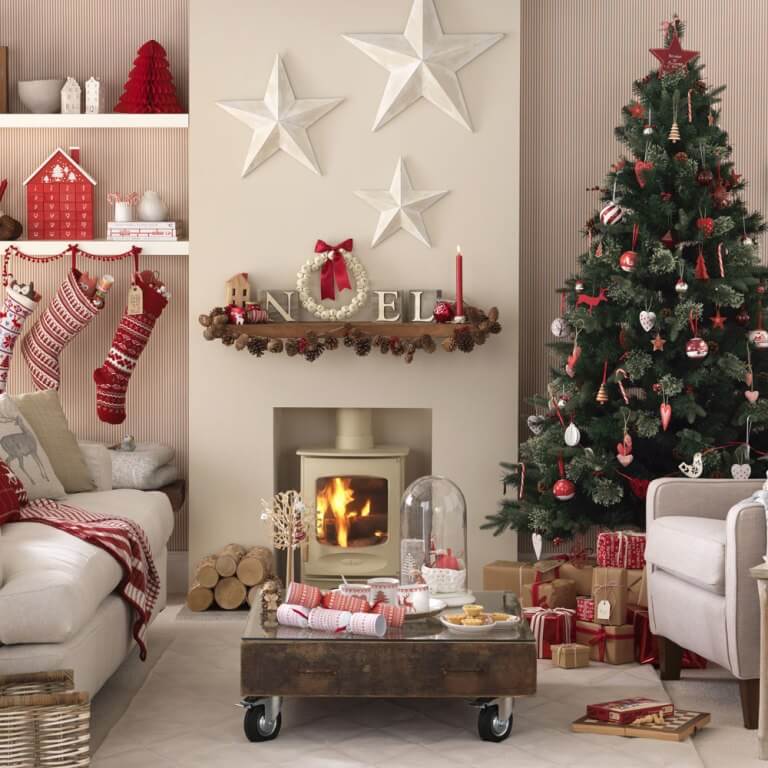 Living Room Candy Cane Decoration