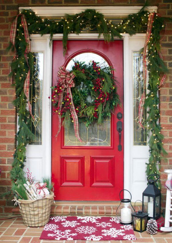 Traditional Front Door Wreath