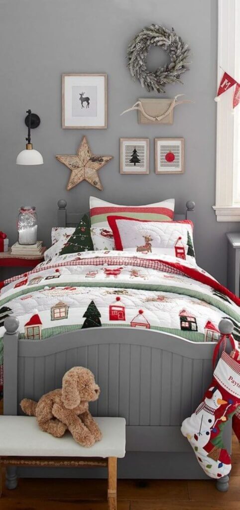Unique Bedroom Christmas Design
