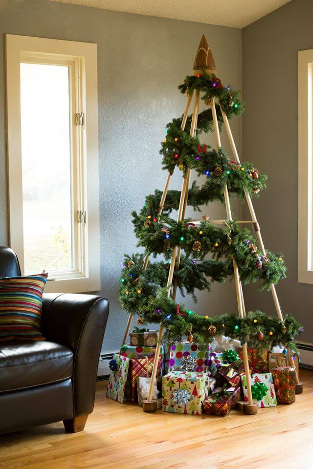 Unique Christmas Tree Living Room