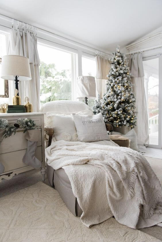 Window Bed Christmas Decoration