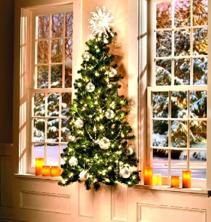Window Christmas Tree Decoration