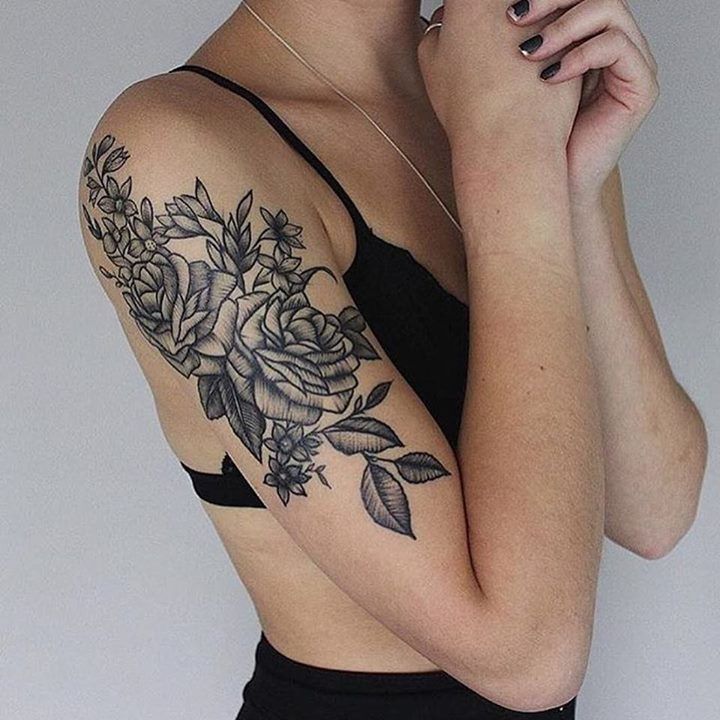 Flower Arm Tattoo