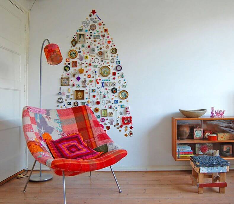 Abstract Space Saver Wall Tree