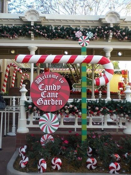 Candy Cane Front Yard Christmas Decoration