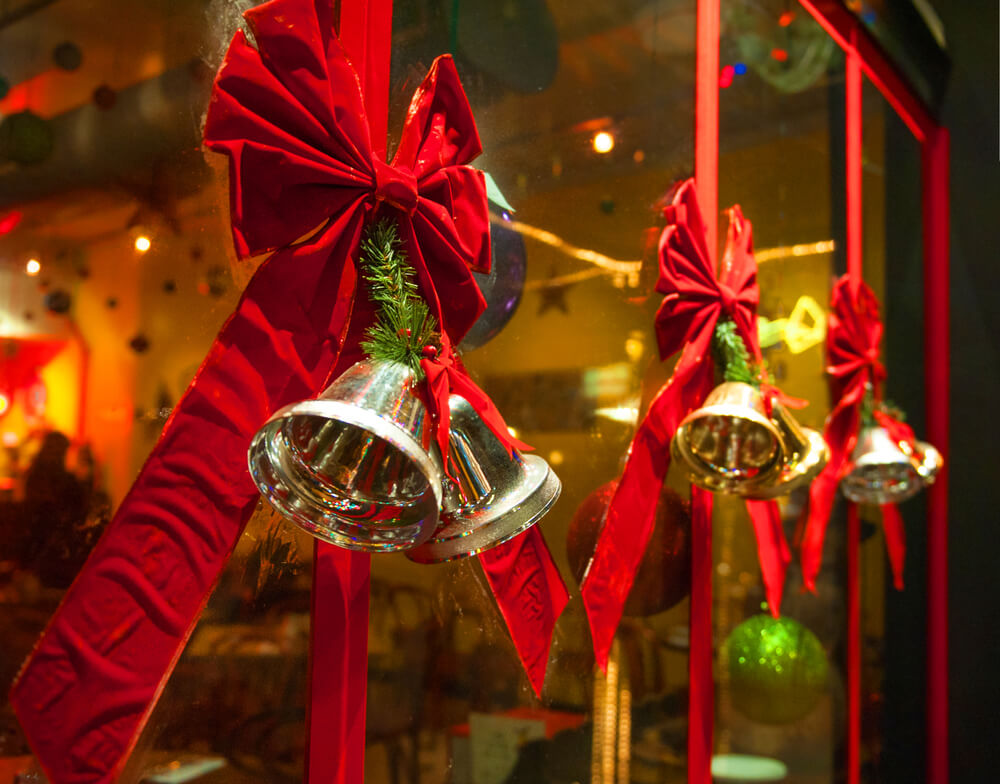 Christmas Window Bells Decoration