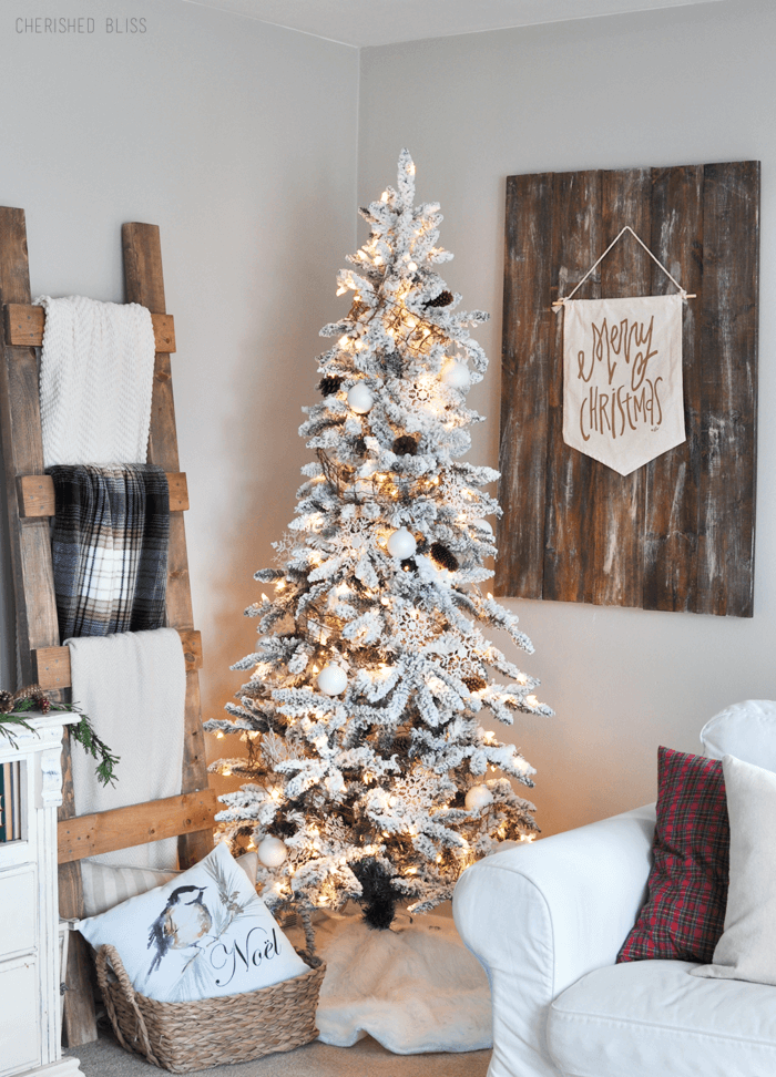 Cozy Slim Christmas Tree Decoration
