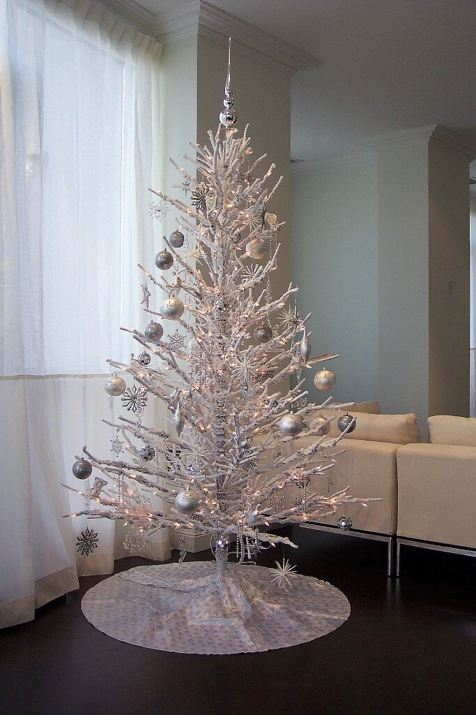 Creative Silver White Christmas Tree