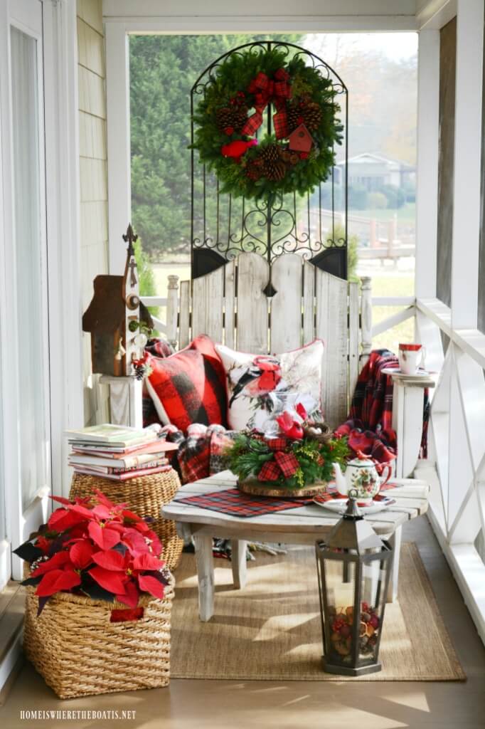 Elegant Front Porch Christmas Decor