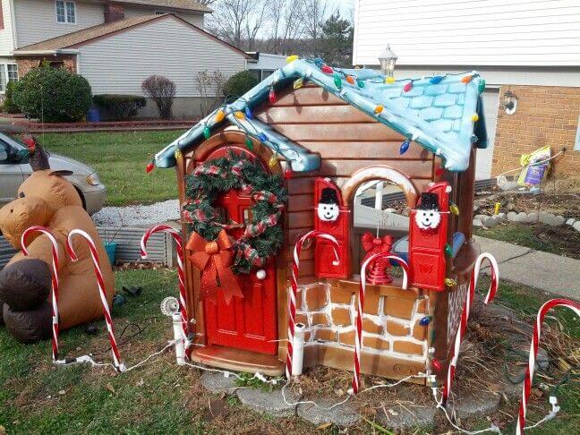 Gingerbread House Christmas Yard Decor