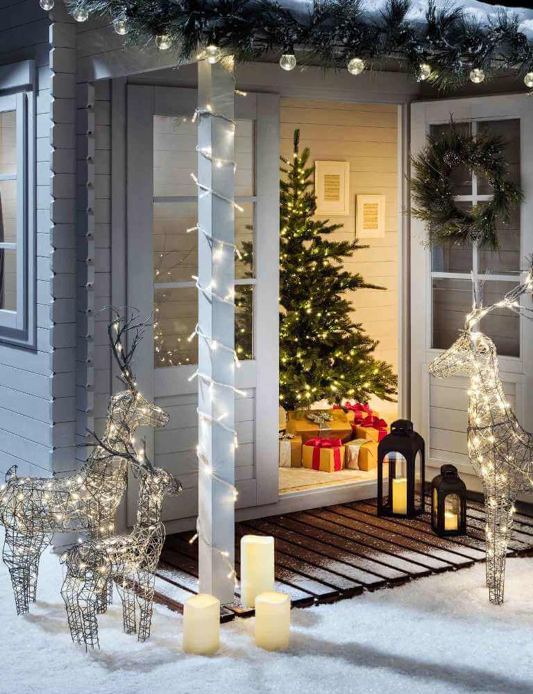 Whimsical Christmas Front Door Decor