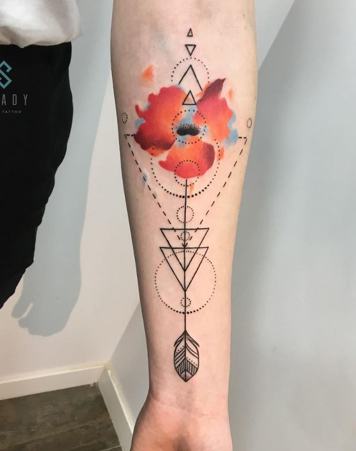 geometric arrow tattoos