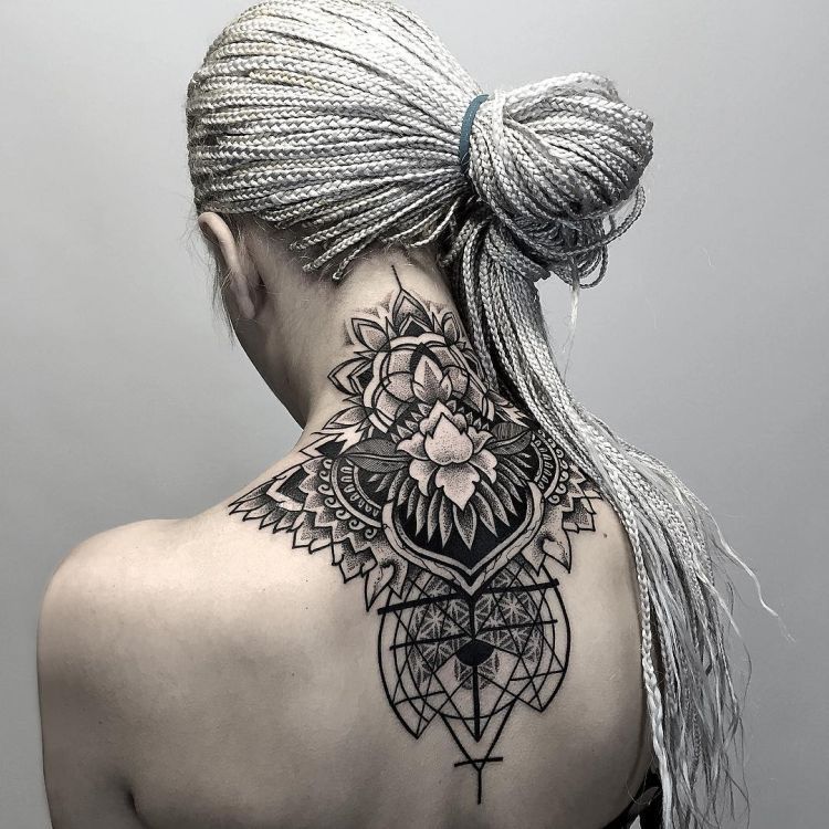 geometric mandala tattoos