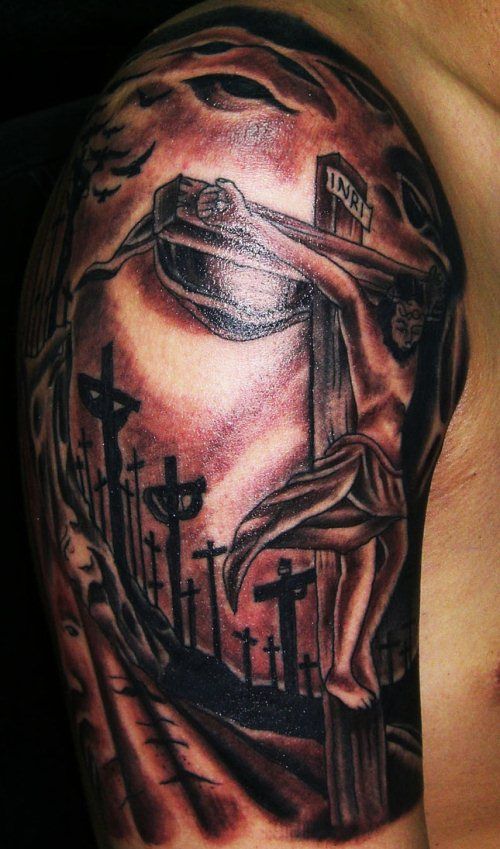 Jesus On The Cross Tattoo