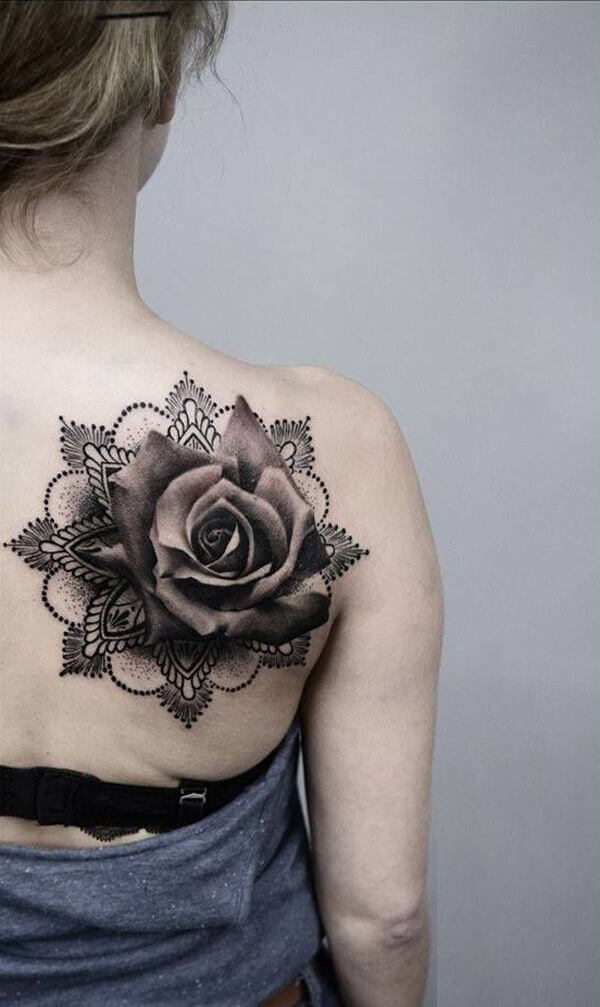 Mandala Rose Tattoo