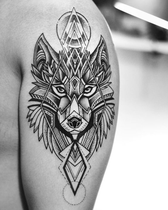 Wolf Maori Tattoo
