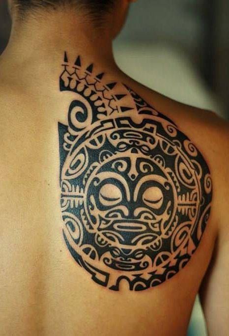 Sun Maori Tattoo