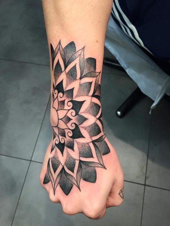 Maori Flower Tattoo
