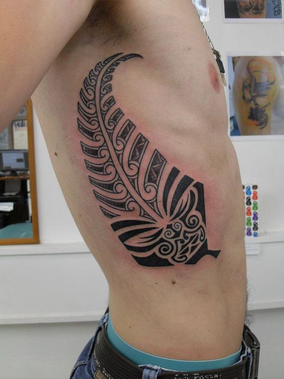 Fern Maori Tattoo