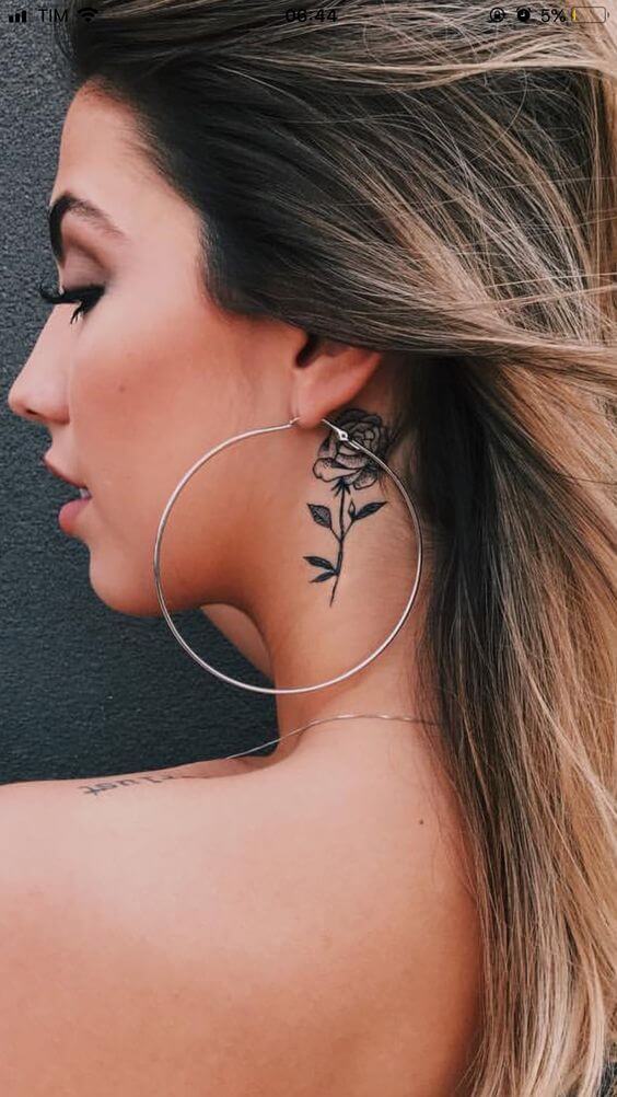 Small Tattoo Behind The Ear
