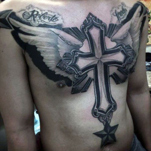 Big Cross Tattoo