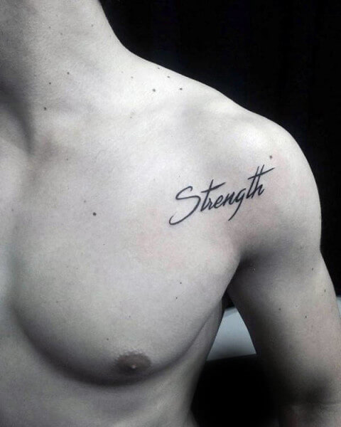 Small Strength Tattoo