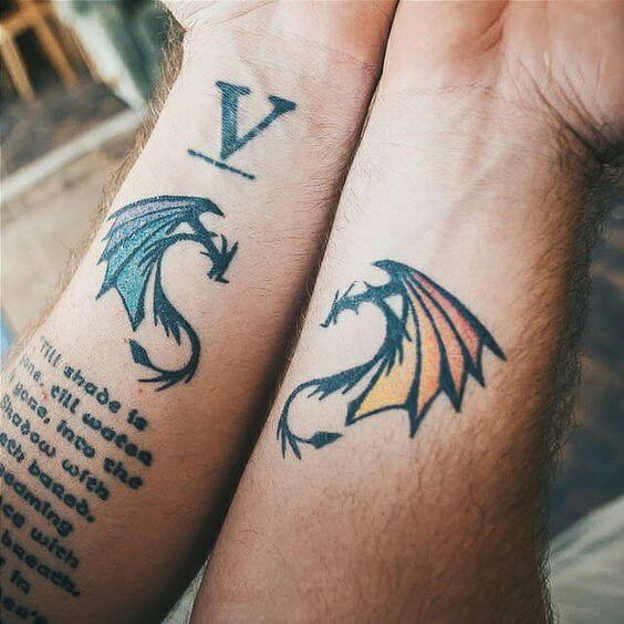 Wrist Dragon Tattoo