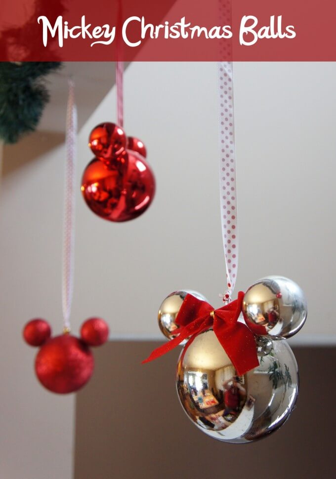 Christmas Balls Mickey Mouse Ornament
