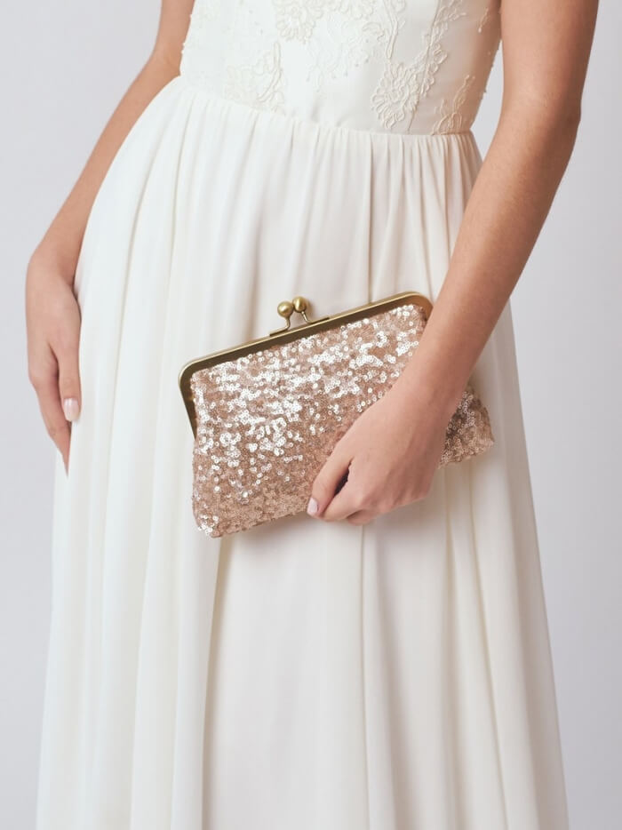 Colorful Bling Bridal Clutch Purse