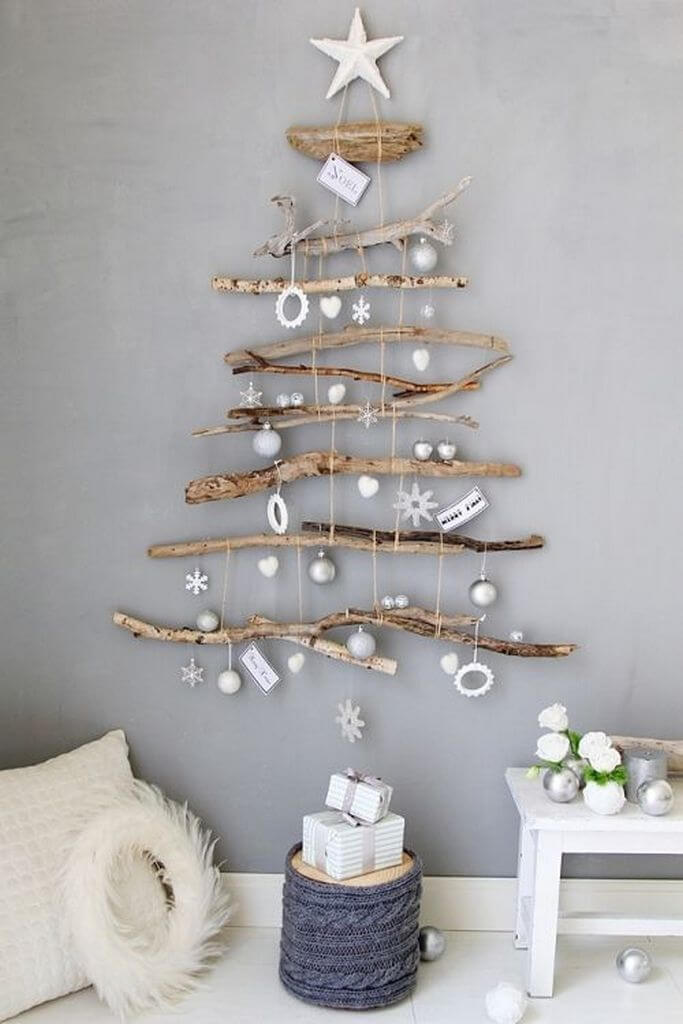 Driftwood Christmas Tree Decoration