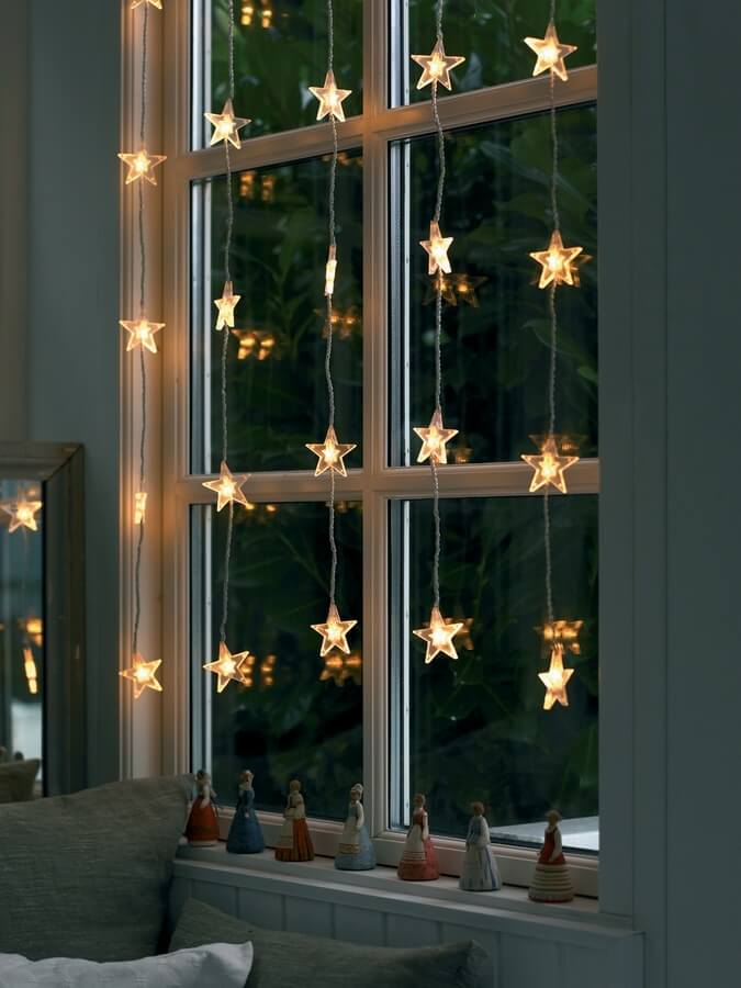 LED Star Lights Window Decor
