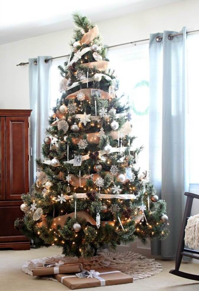 Rustic Glam Christmas Tree Decoration