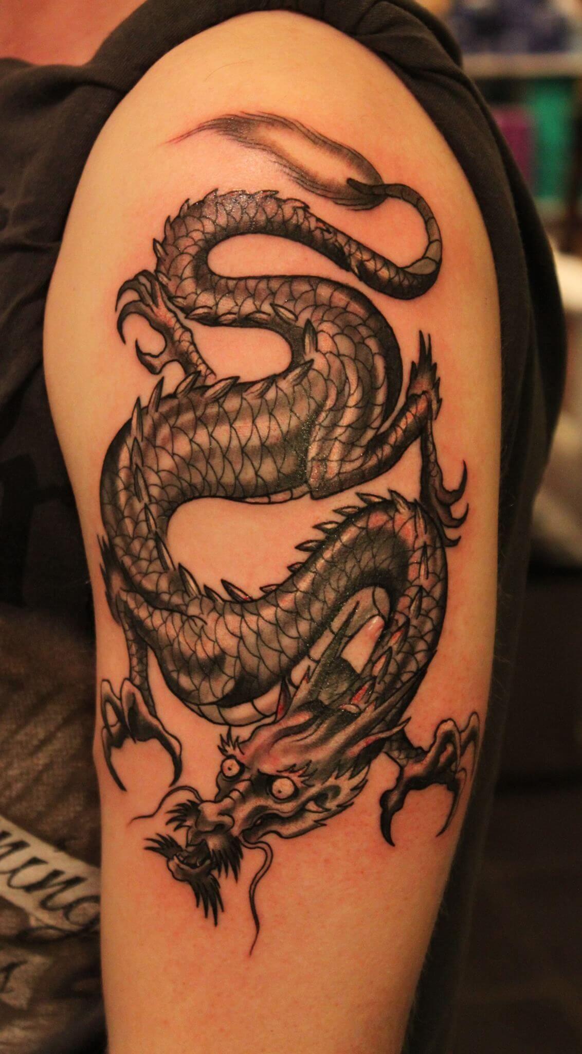 Simple Dragon Tattoo
