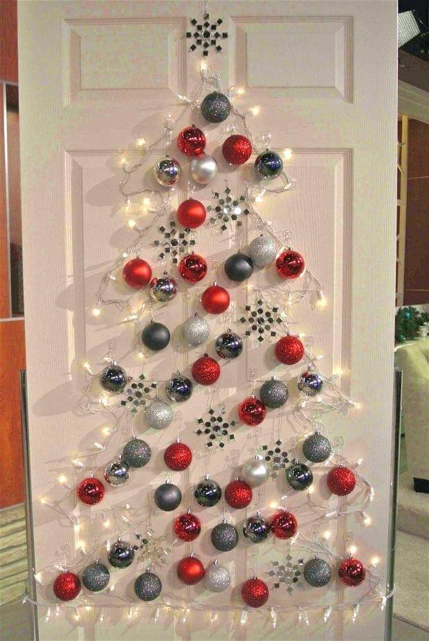 Christmas Ornaments Tree Door Decoration