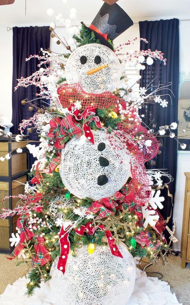 Creative Snowman Christmas Tree