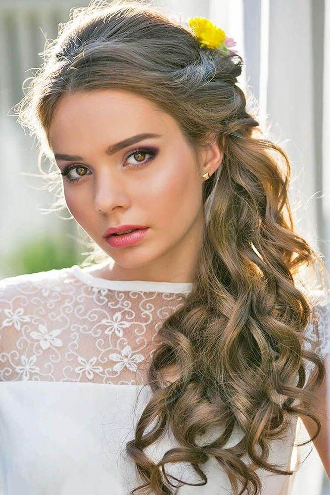 Curly Hairstyles for Wedding