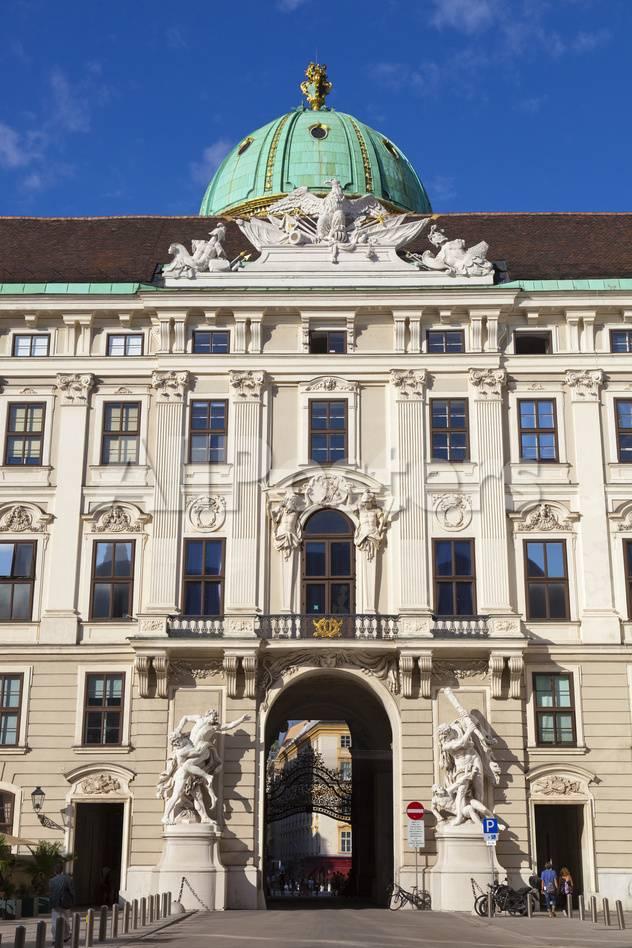 Hofburg Palace Gate In Vienna