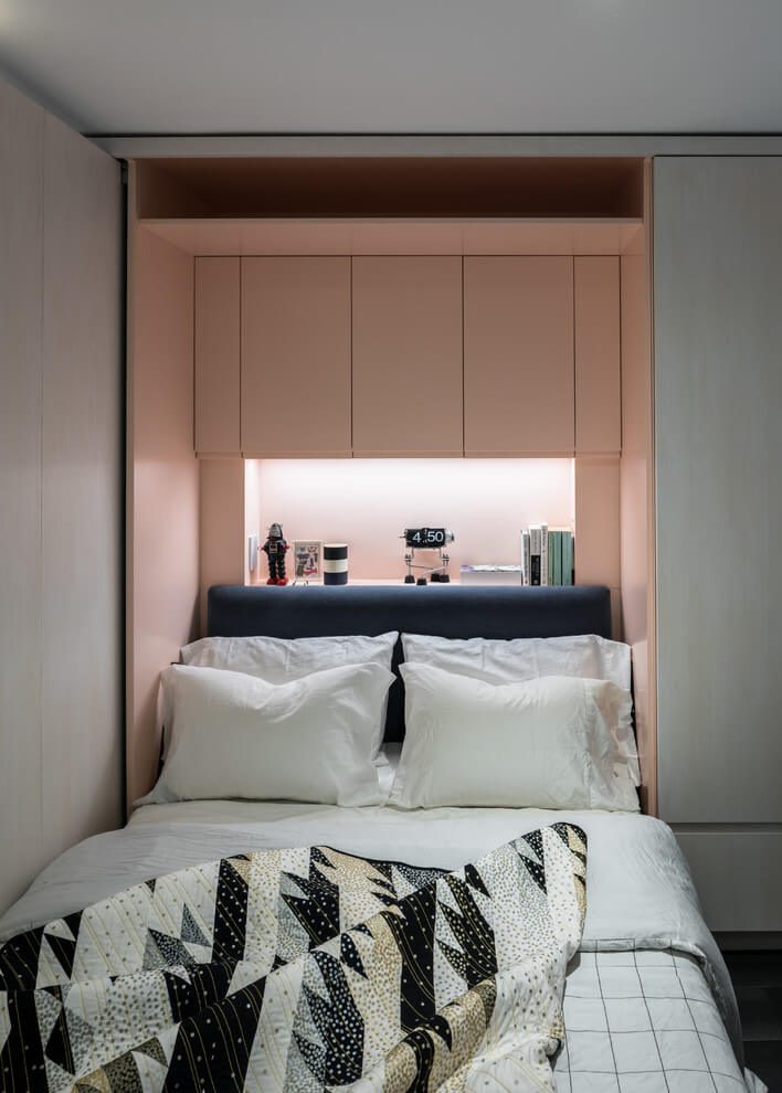 Pale Pink Interiors Murphy Bed