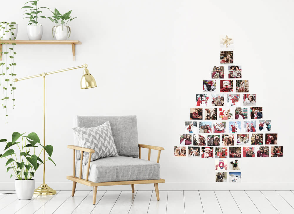 Wall Collage Christmas Tree Decoration