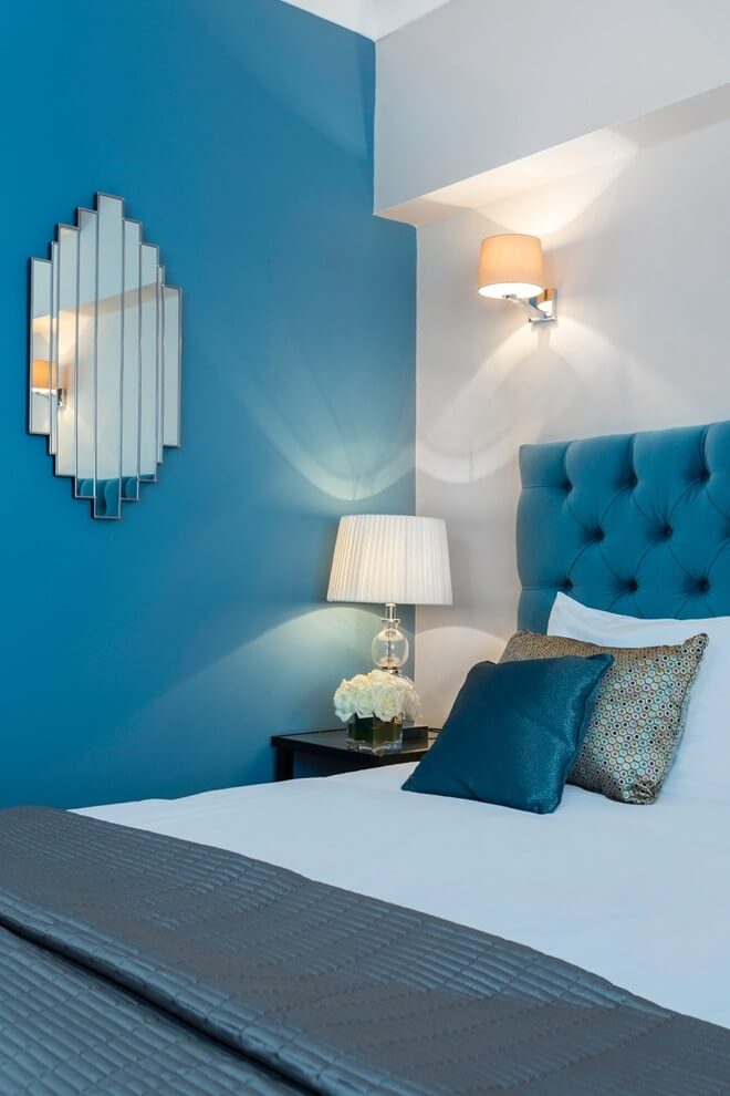 Blue Tones Modern Bedroom Design