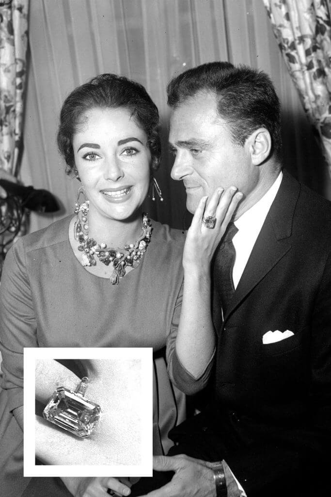 Elizabeth Taylor and Mike Todd Diamond Rings