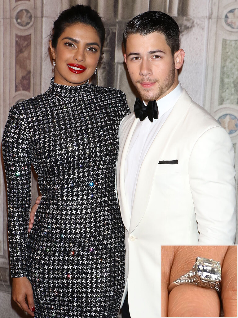 Priyanka Chopra and Nick Jonas Classic Engagement Ring