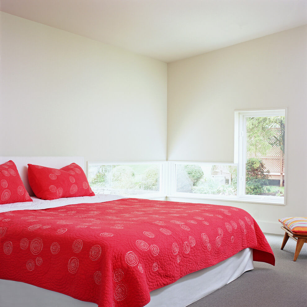 Unique Design Bright Modern Bedroom